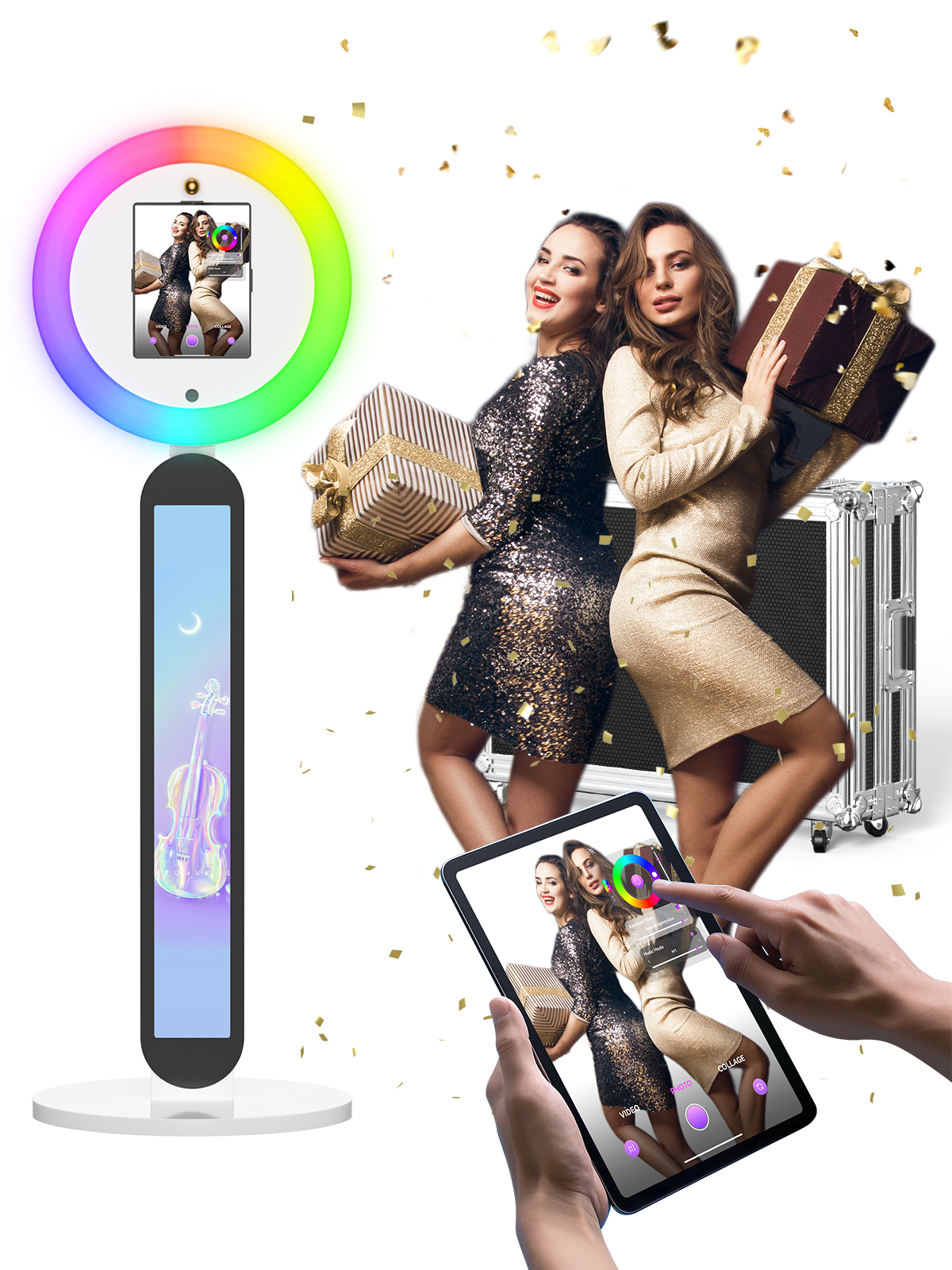 Photo Booth Machine - Portable iPad Photo Booth Machine APP