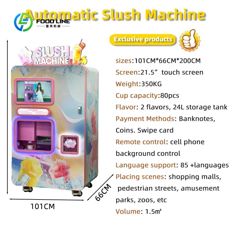Customized Modern Smoothie Ven – Slushie Machine Vending recenzja i cena