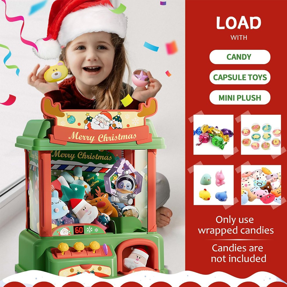 Christmas Claw Machine For Kid – Arcade Games Vending recenzja i cena