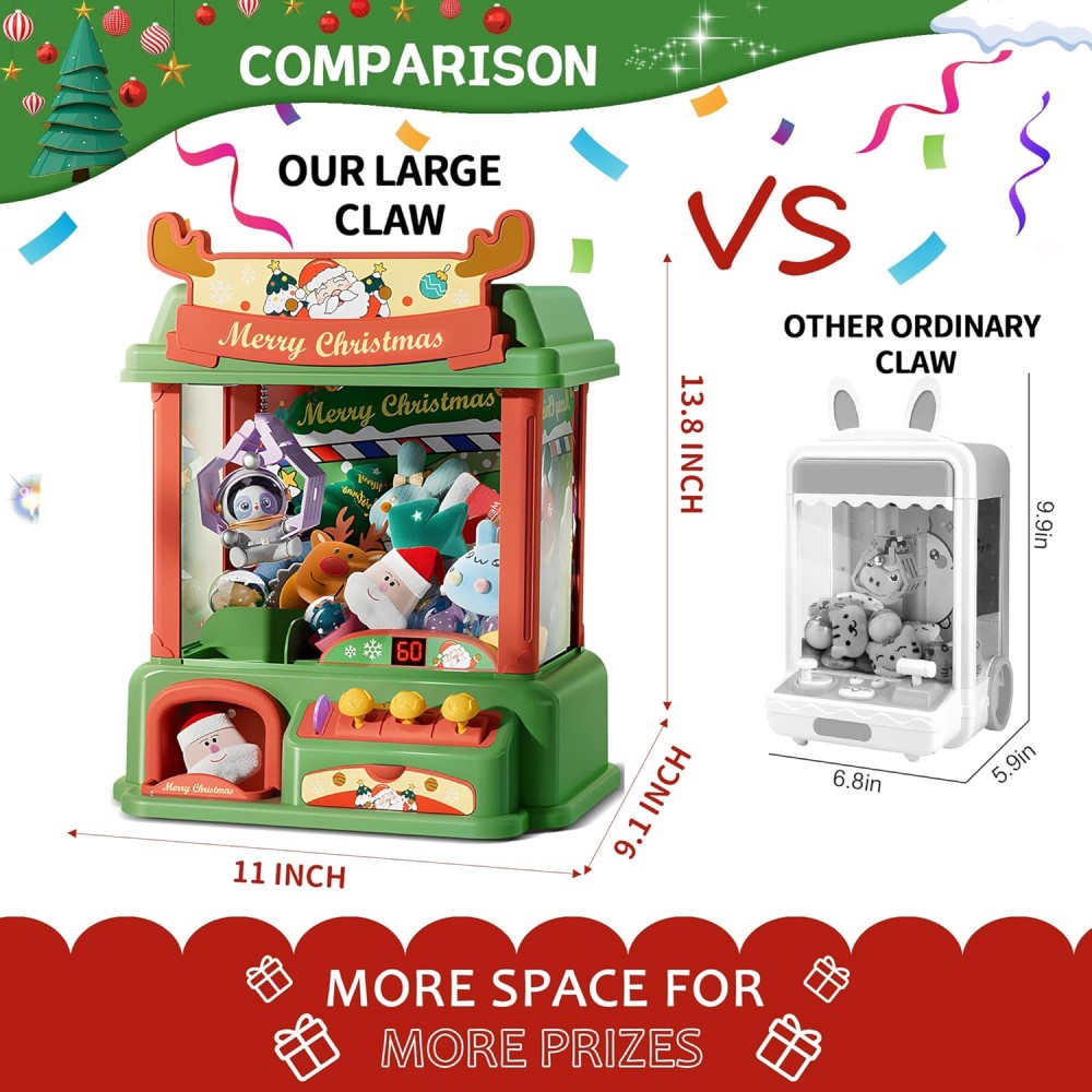 Christmas Claw Machine For Kid – Arcade Games Vending recenzja i cena
