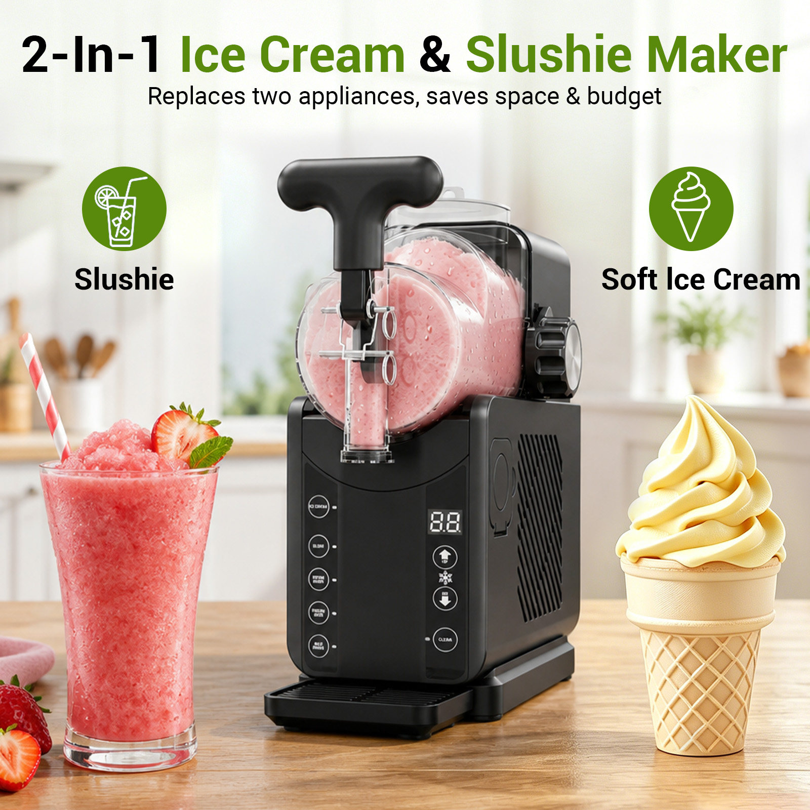 2-in-1 Slushie Machines & Soft – Slushie Machine Vending recenzja i cena