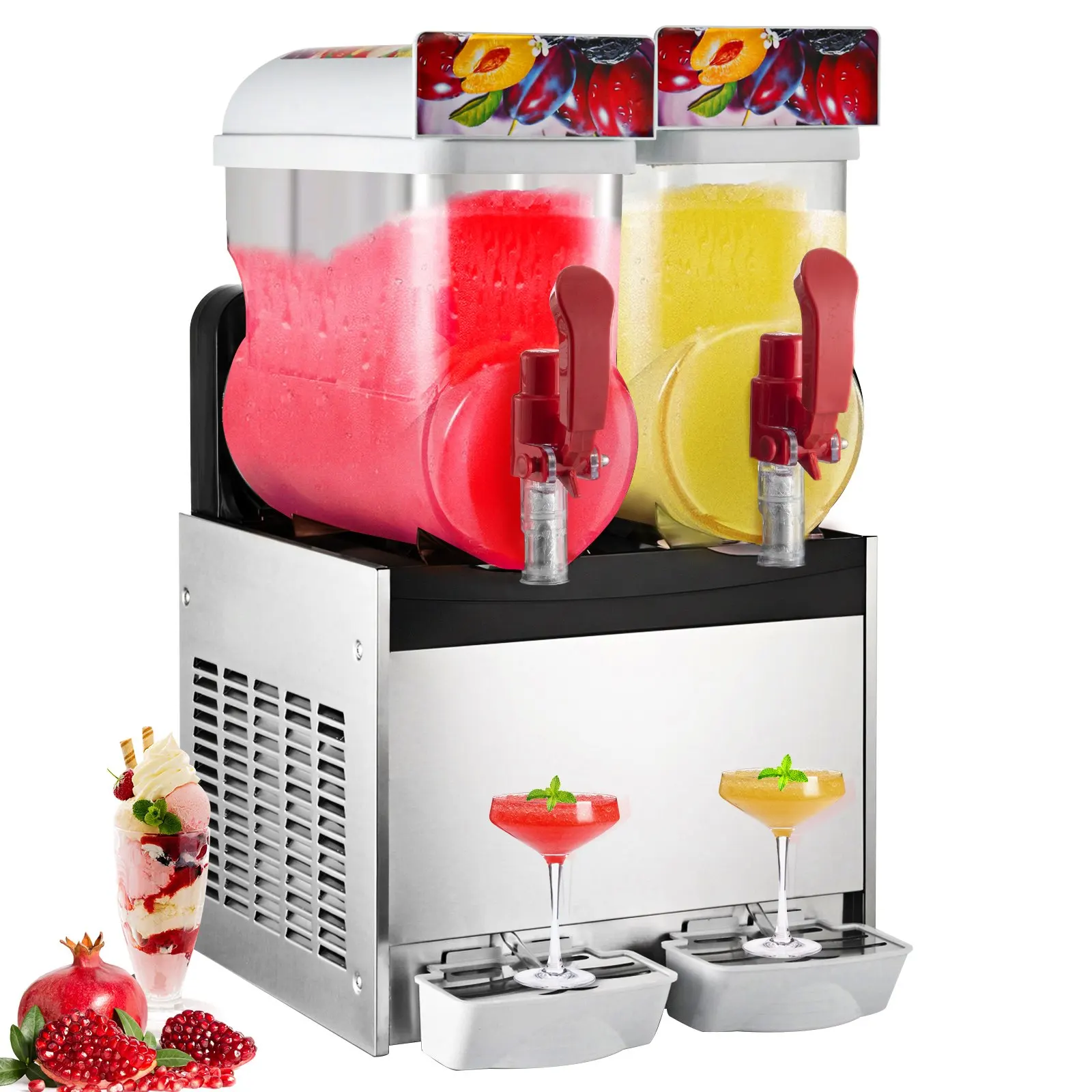 SIHAO 15Lx2 Tank Commercial Sl – Slushie Machine Vending recenzja i cena