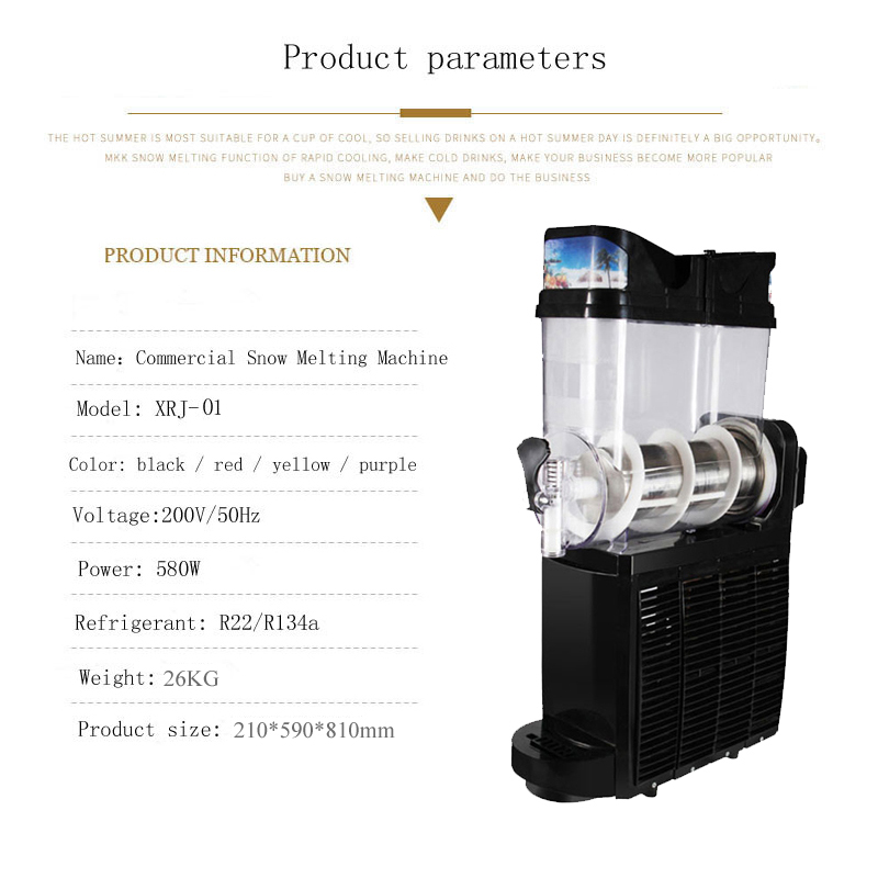 15L Commercial Slushie Machine – Slushie Machine Vending recenzja i cena