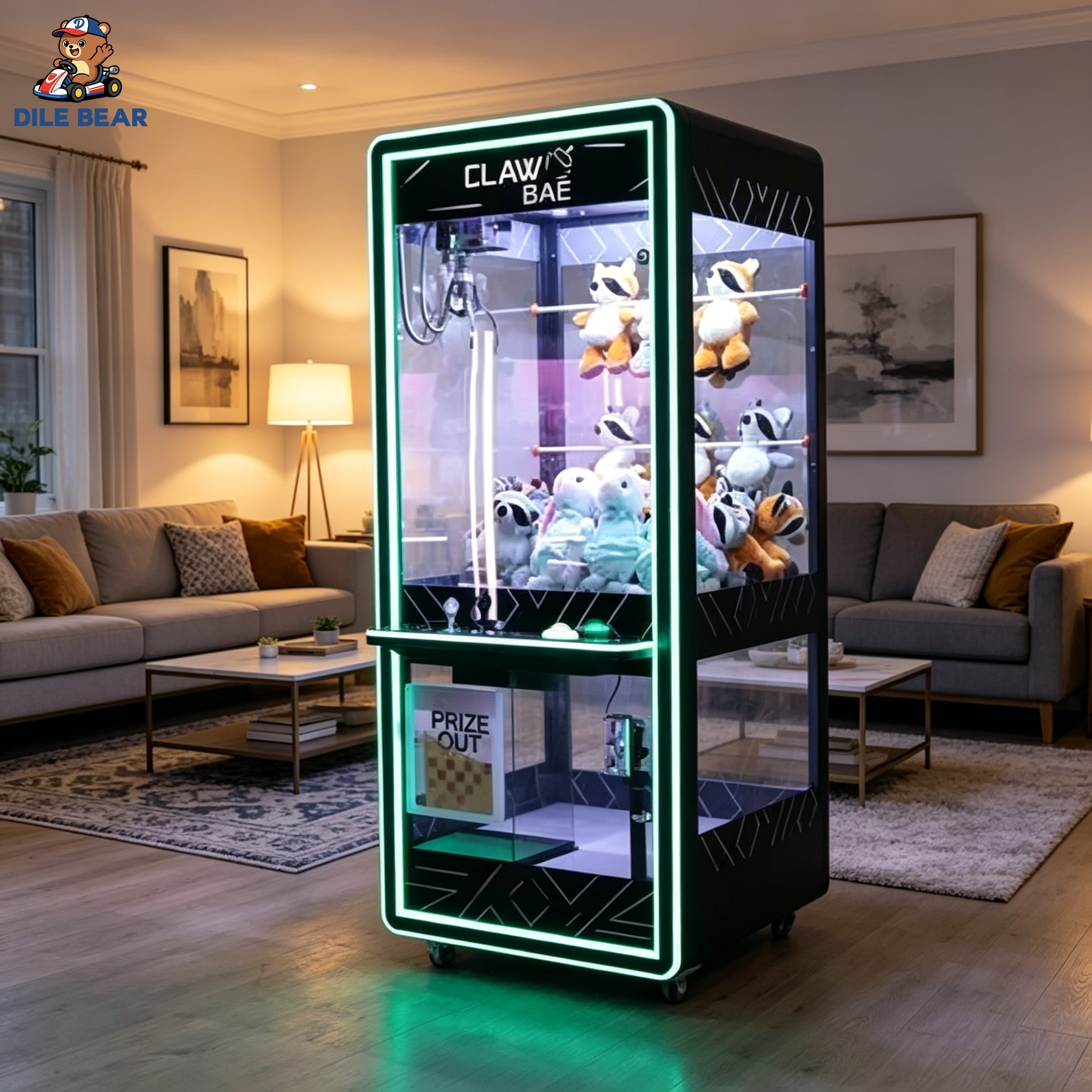 Black Claw Machine Modern Arca – Arcade Prize Vending Machine recenzja i cena