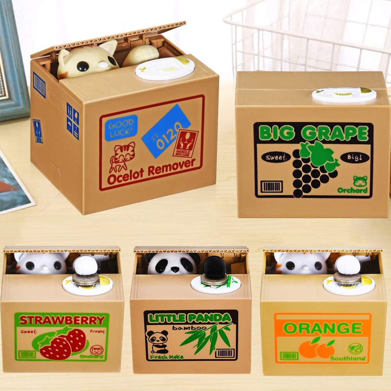 Cat Panda Stealing Coin Money  – Coin Operated Kiddie Ride recenzja i cena