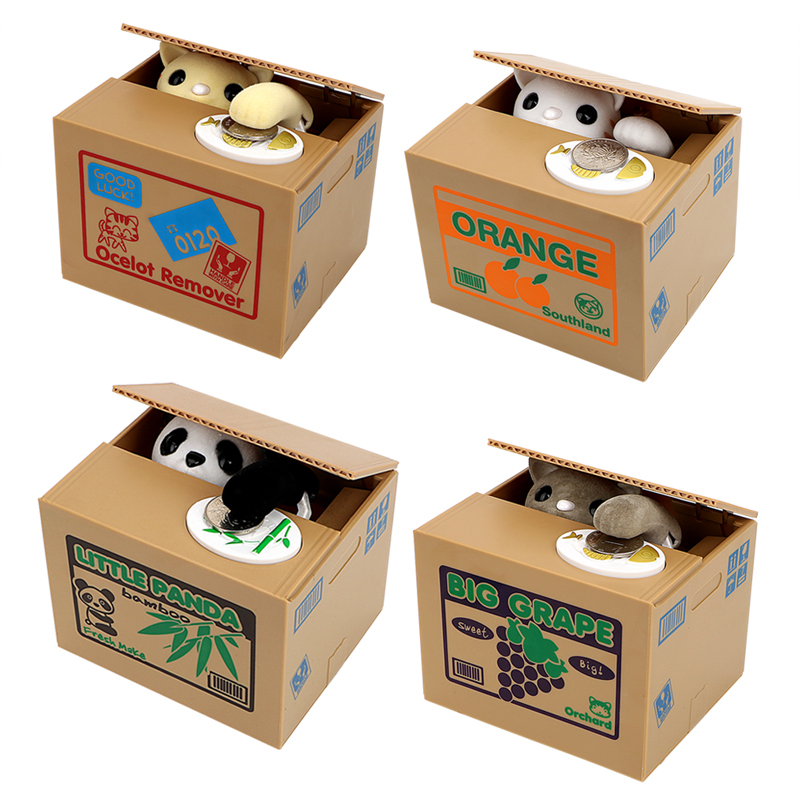 Cat Panda Stealing Coin Money  – Coin Operated Kiddie Ride recenzja i cena