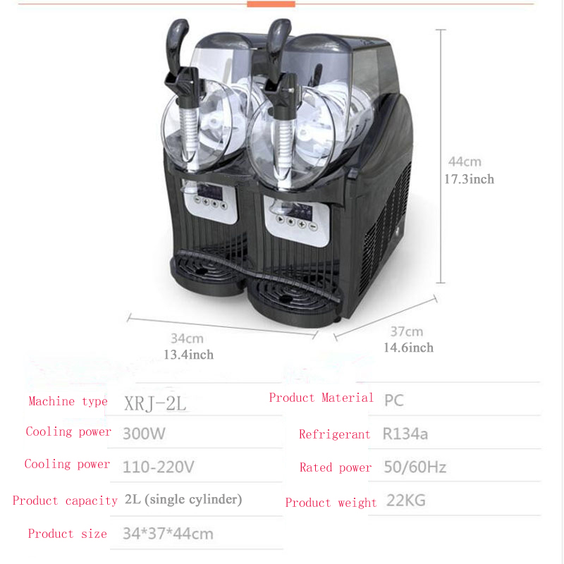 4L 2 Jar Commercial Slushie Ma – Slushie Machine Vending recenzja i cena