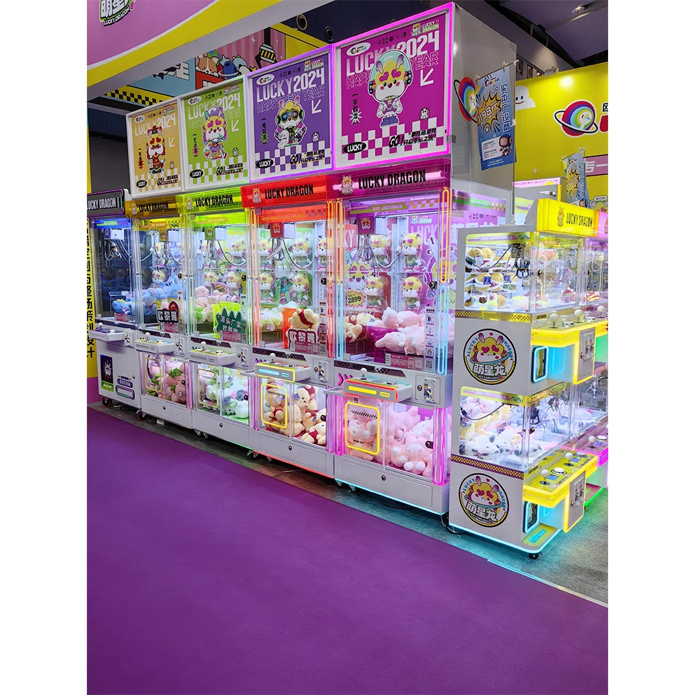 #New Colorful Claw Machine Luc – Arcade Prize Vending Machine recenzja i cena
