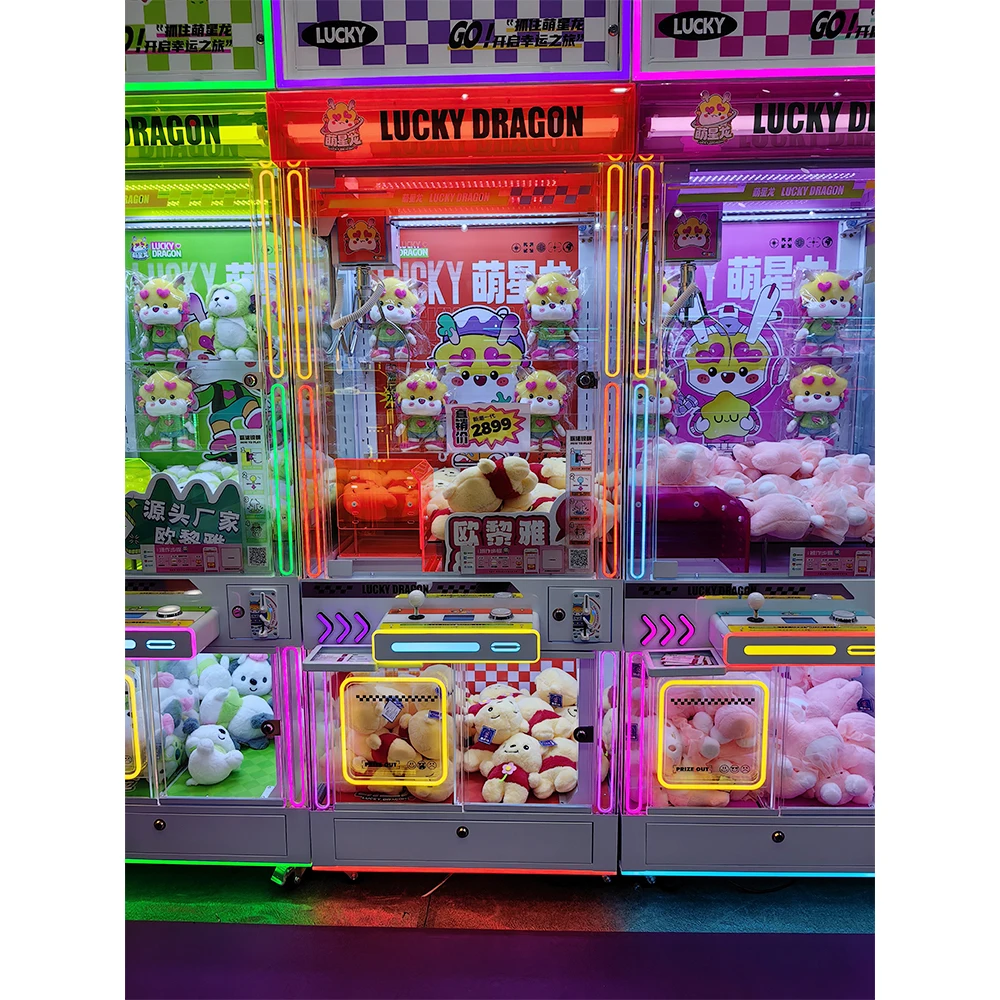 #New Colorful Claw Machine Luc – Arcade Prize Vending Machine recenzja i cena
