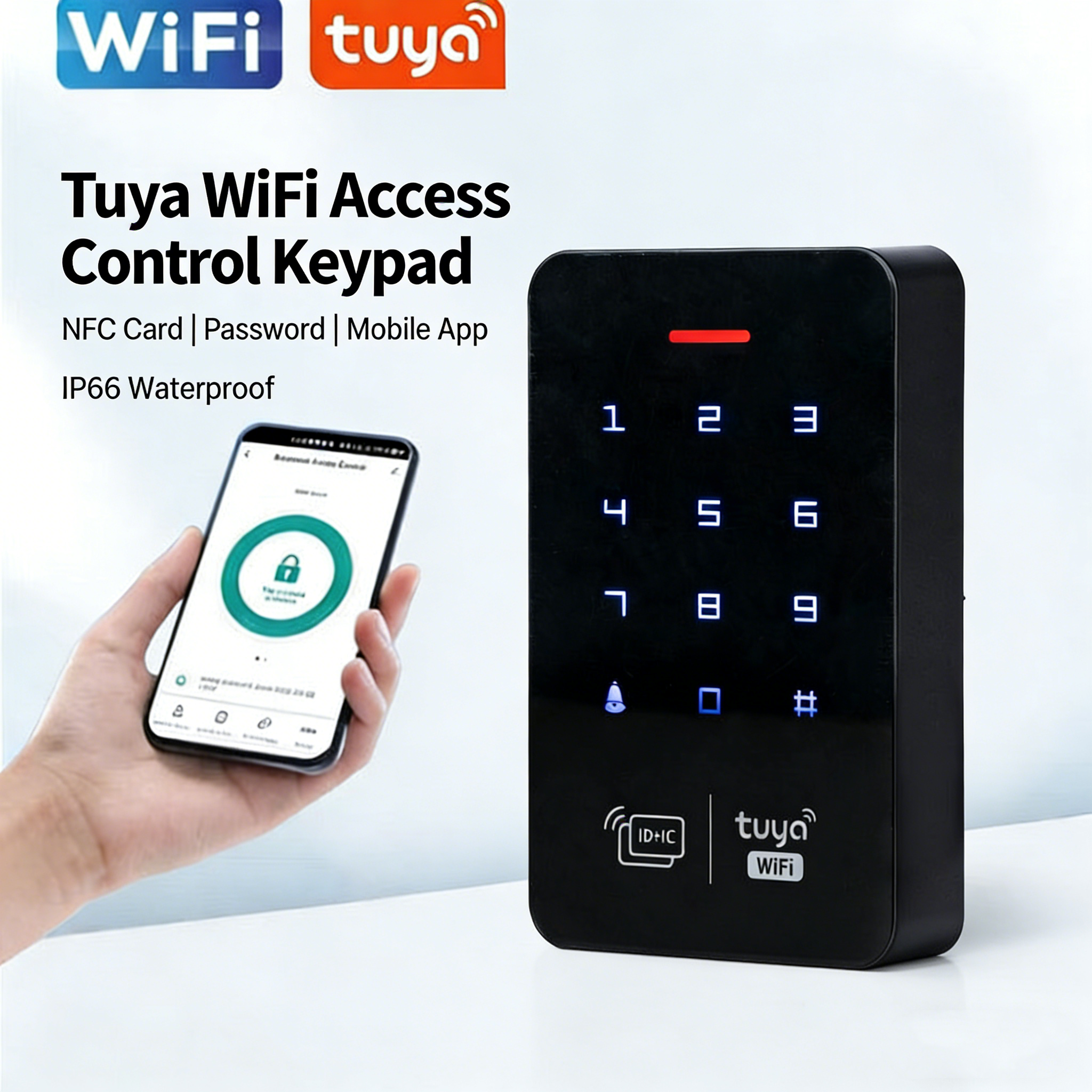 Tuya Wifi Door Access Control  – Nfc Card Reader Vending recenzja i cena