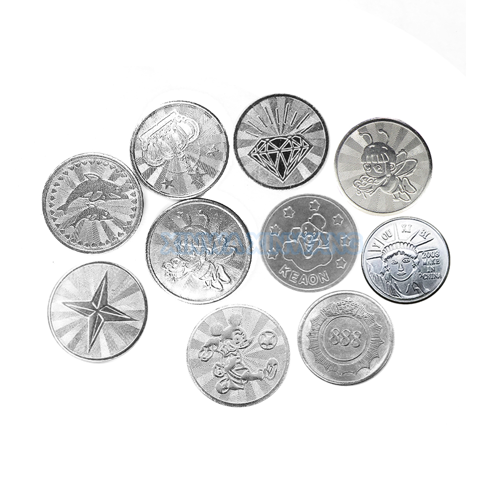 100PCS  Coins Tokens Stainless – Arcade Games Vending recenzja i cena