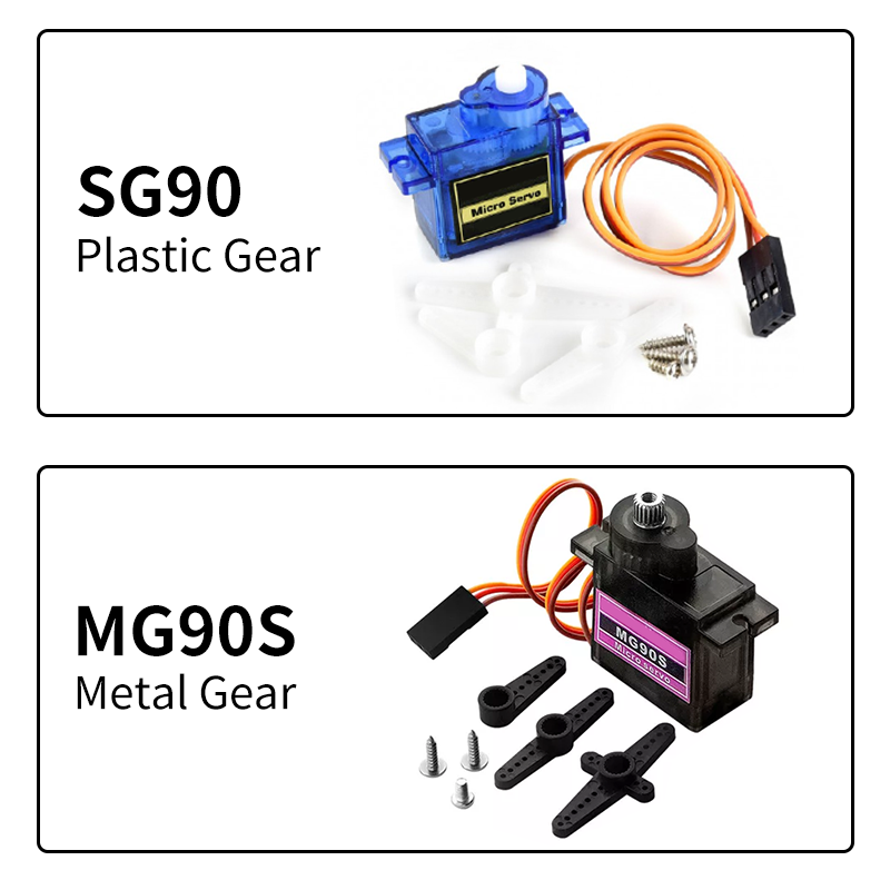 2PCS/5PCS/10PCS SG90 MG90S 9G  – Arduino Vending Machine Project recenzja i cena