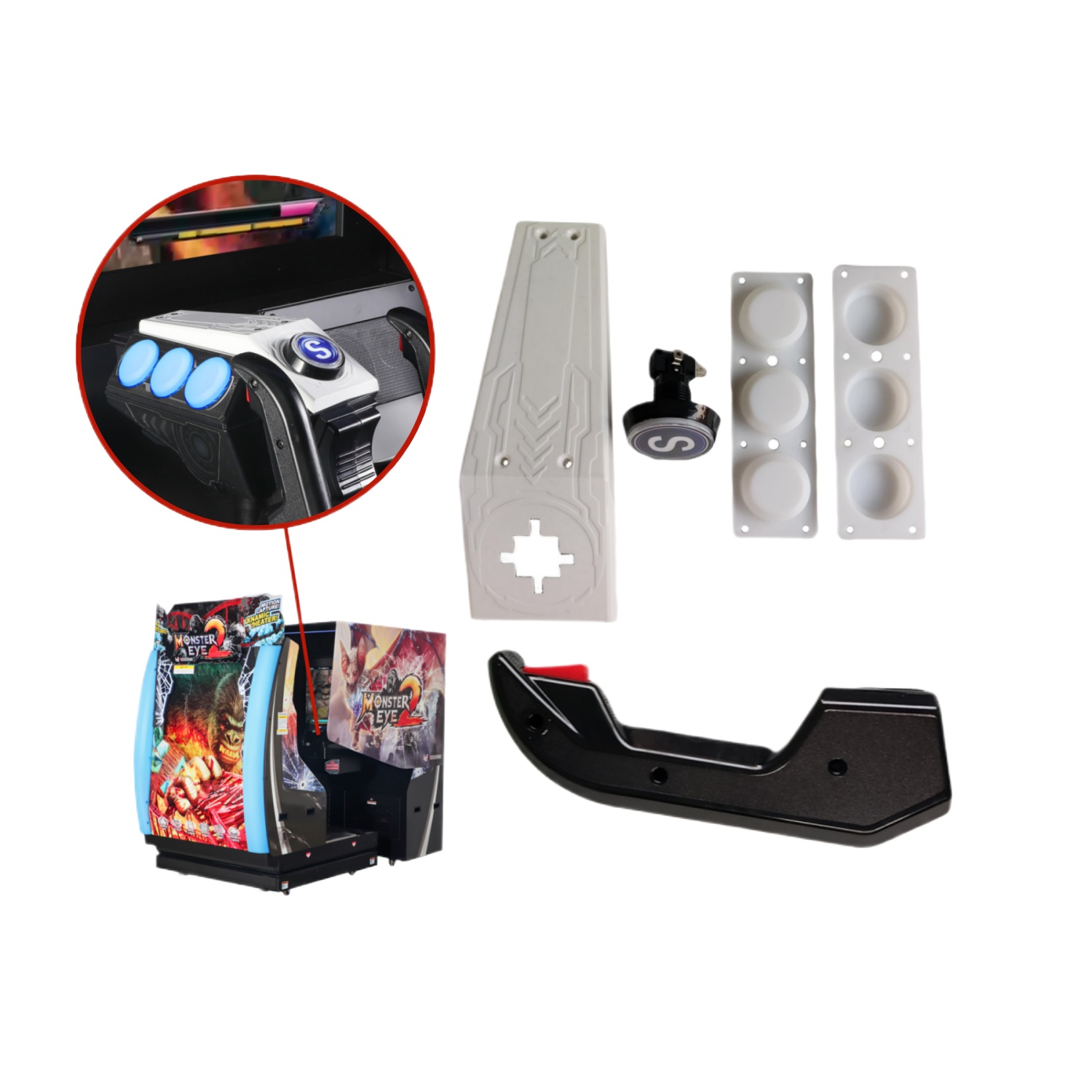 Arcade Shooting Game Accessori – Gun Shooting Arcade recenzja i cena