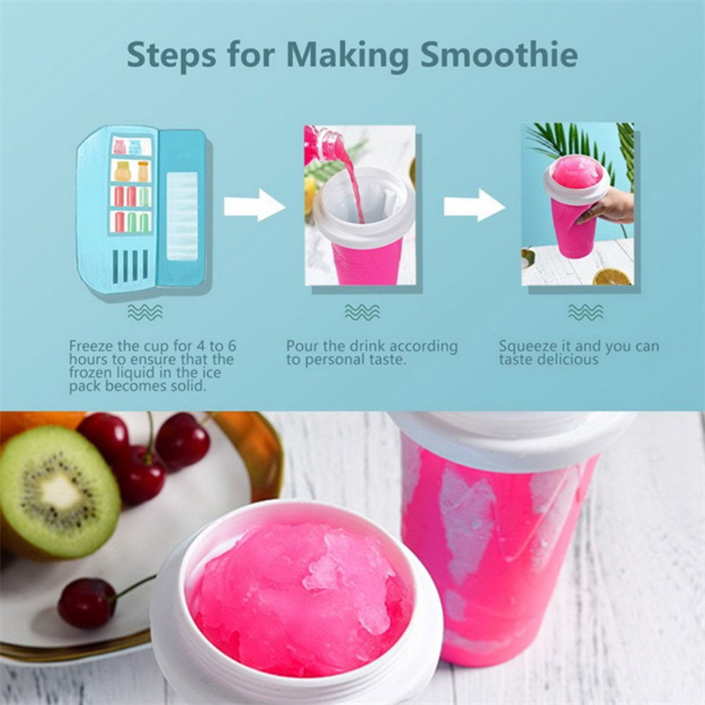 300ML Smoothies Squeeze Cup Qu – Slushie Machine Vending recenzja i cena