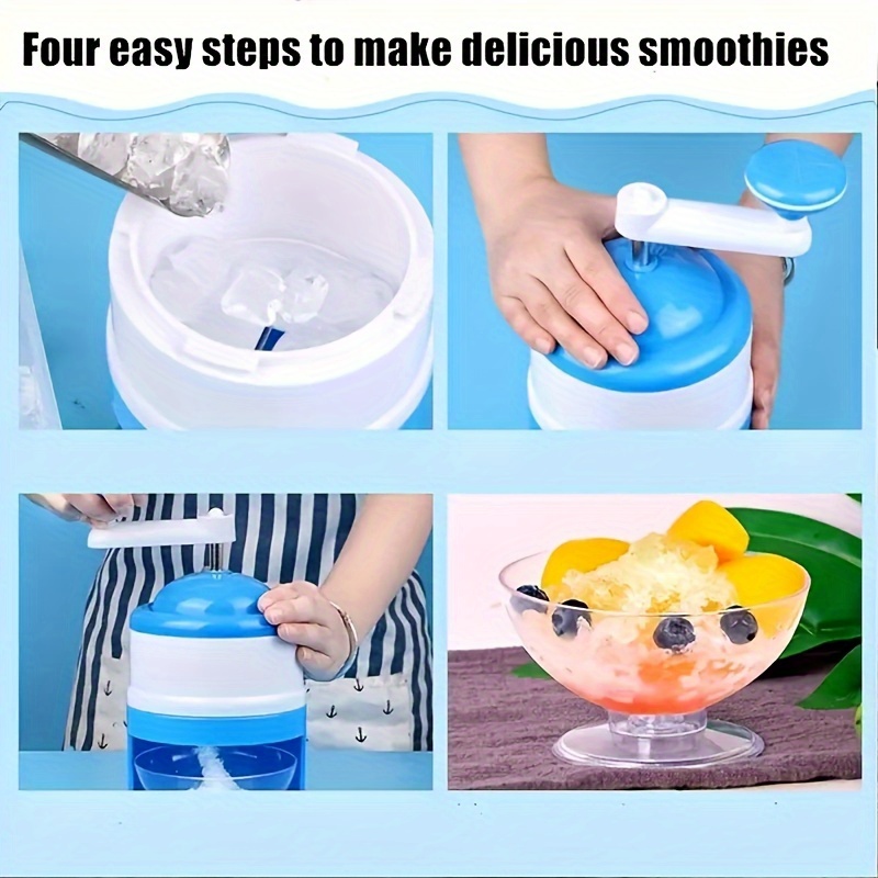 Portable Hand Crank Snow Cone  – Slushie Machine Vending recenzja i cena