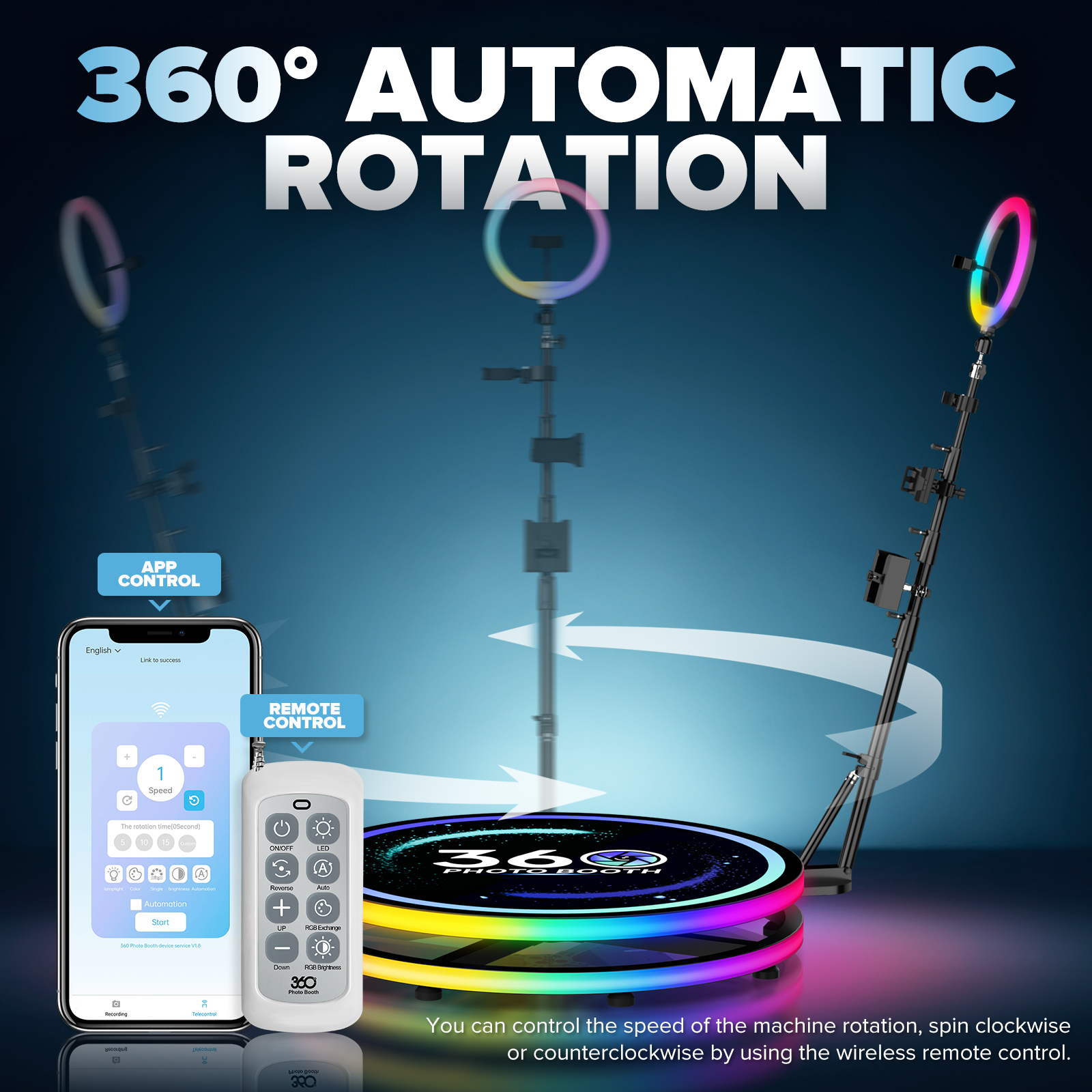 360 Rotating Photo Booth Ring  – Photo Booth Machine recenzja i cena