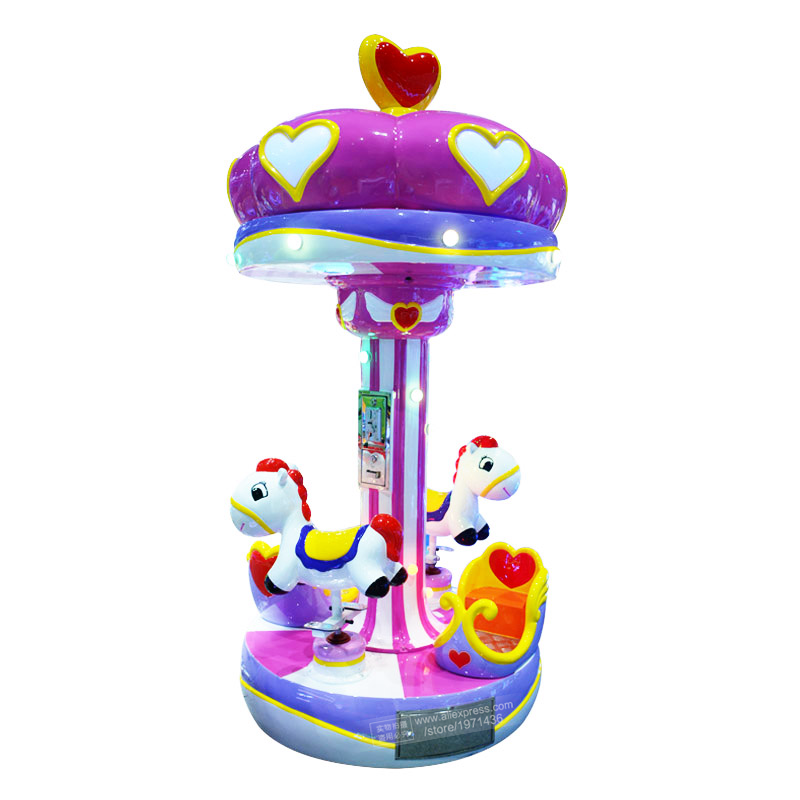 Electric Carousel Horse 3 Pers – Coin Operated Kiddie Ride recenzja i cena